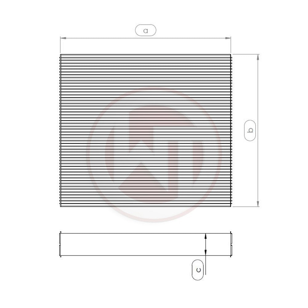 Racing Radiator Core (04001.OB)