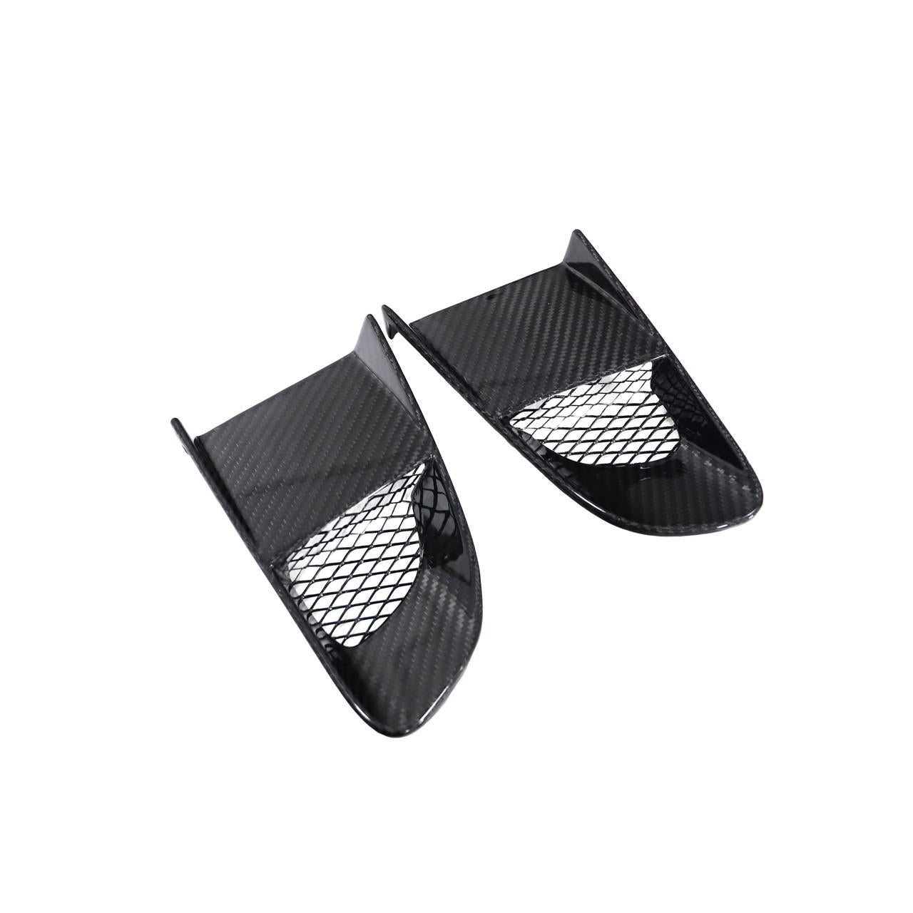 Fabspeed Carbon Fiber Spider Rear Engine Louvers - Audi R8 R8 V10 2009 - 2014 (FS-CF-AUD-R8SEL)