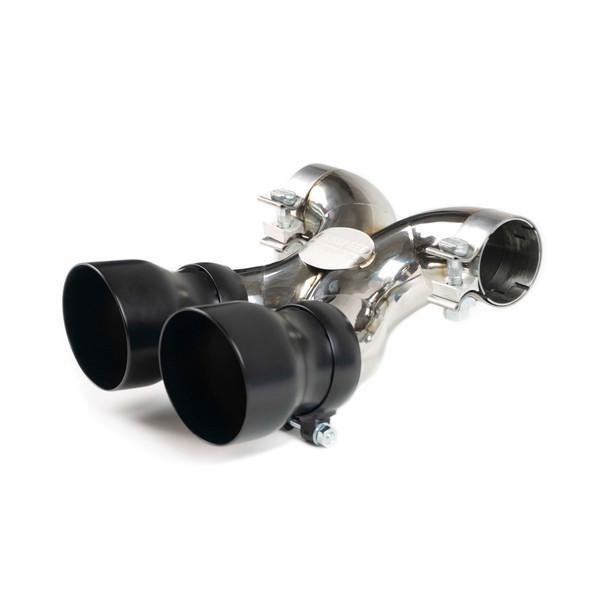 Fabspeed Porsche 718 Boxster/Cayman Maxflo True X-Pipe with Dual Tips 2017 Onwards (FS.POR.718.DLTXX)