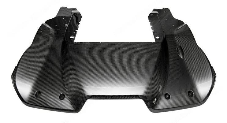 Fabspeed Carbon Fiber OEM Rear Diffuser - McLaren 650S/MP4-12C (FS-CF-MCL-00RD)