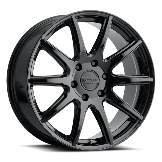 Raceline Wheel (159B-Spike) Gloss Black Finish