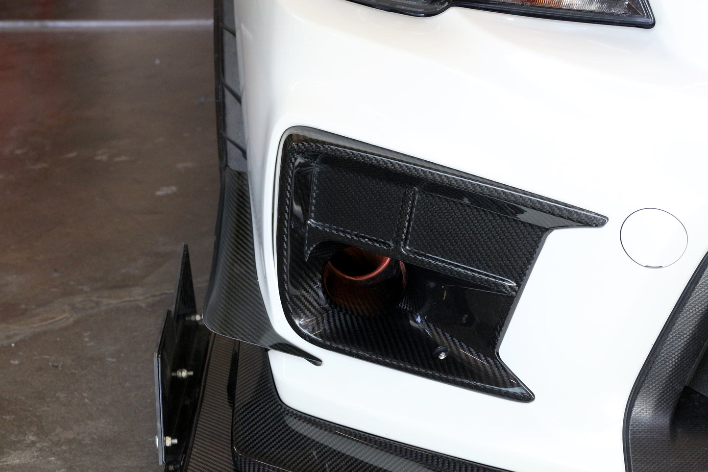 APR Subaru WRX STI Carbon Fiber Front Bumper Bottom Canards 2018-2021