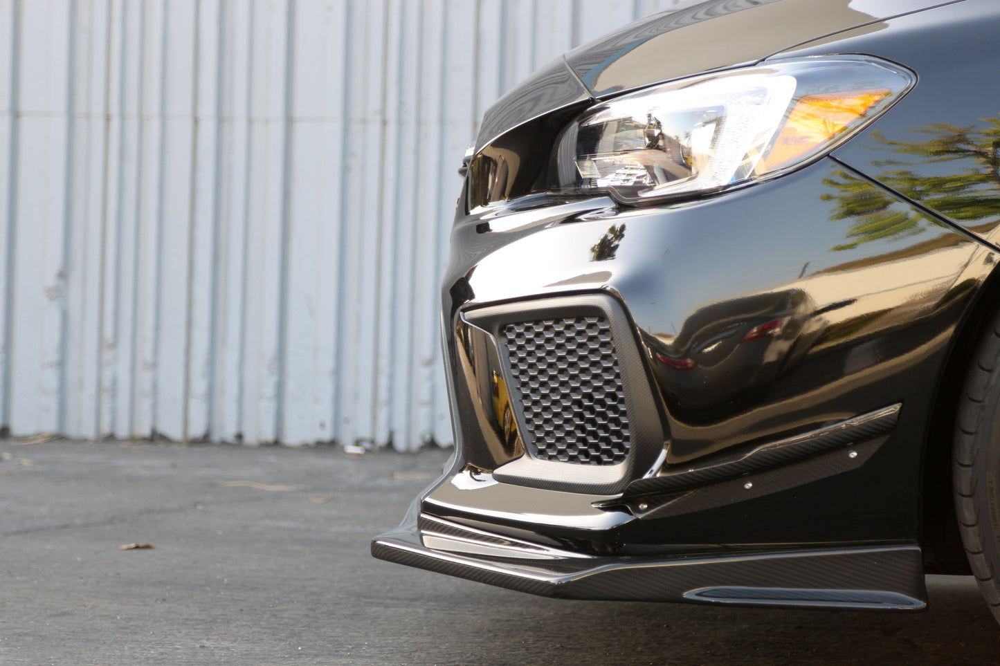 APR Subaru WRX STI Carbon Fiber Front Bumper Bottom Canards 2018-2021