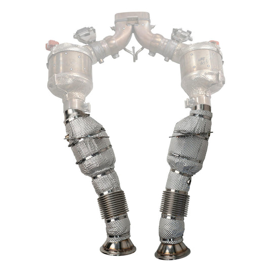 Fabspeed Ferrari 296 GTS / GTB and SPIDER HJS German Sport Catalytic Converters 2023 Onwards (FS.FER.296.SC)