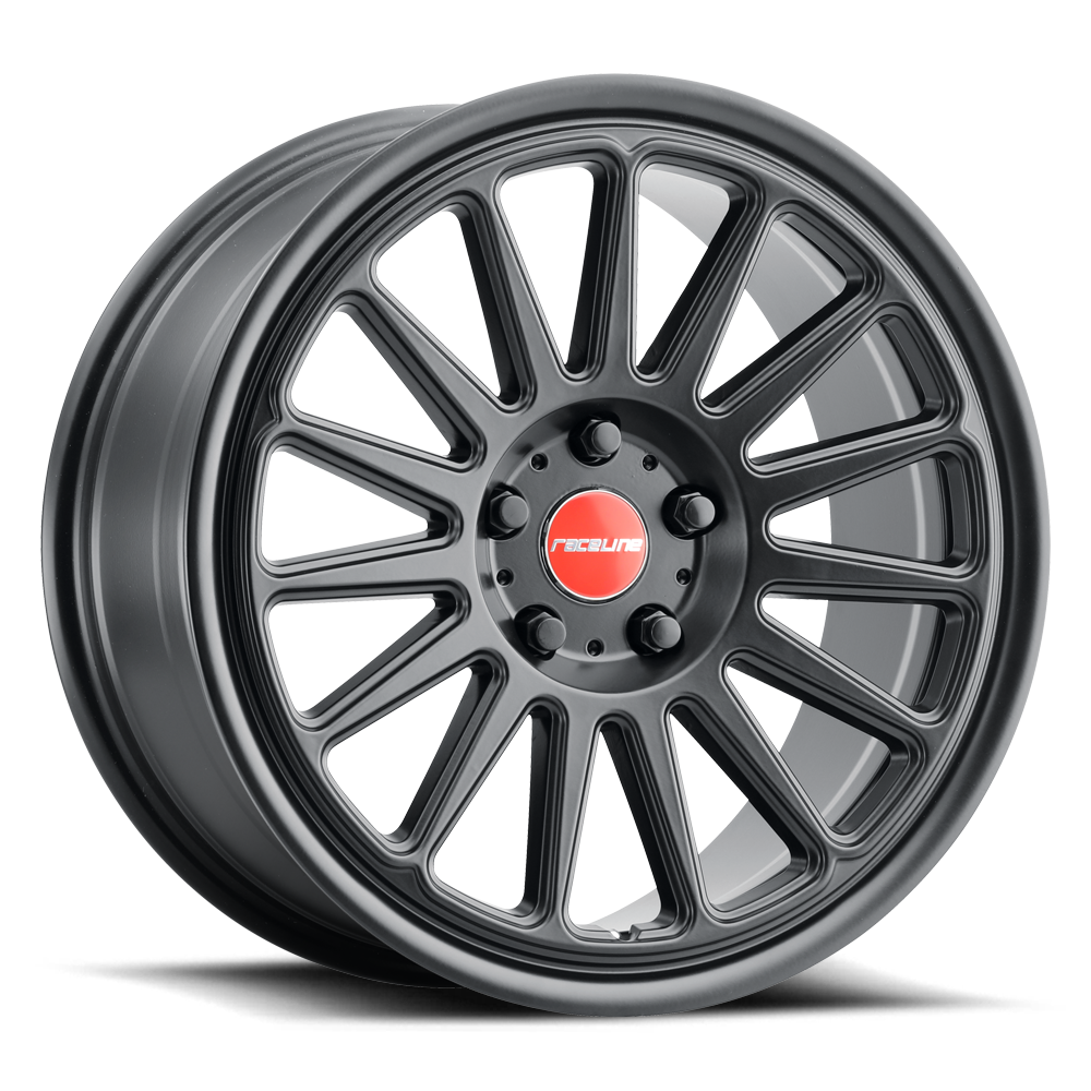 Raceline Wheel (315B-Grip) Satin Black Finish
