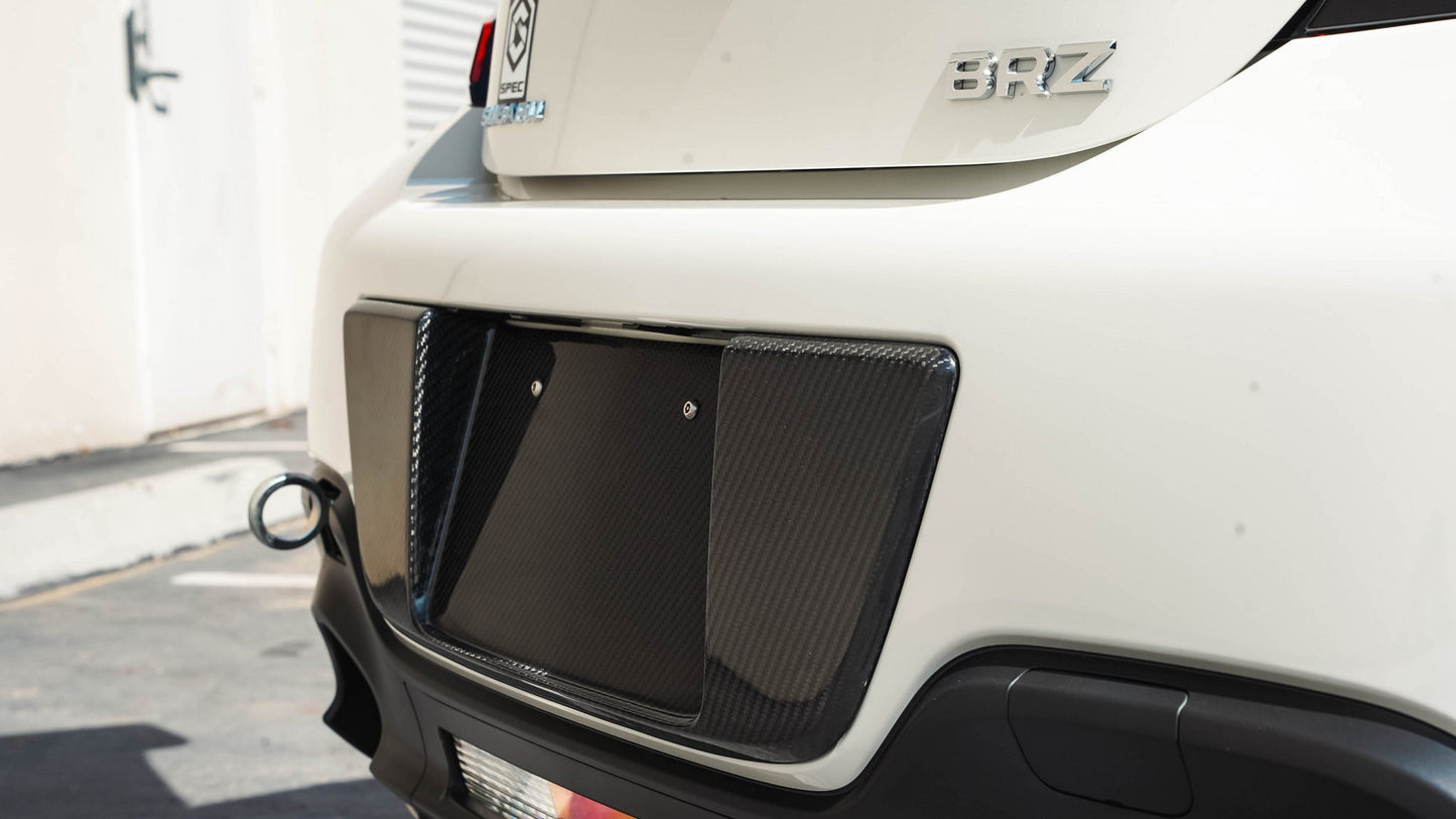 APR Toyota GR86/ Subaru BRZ Carbon Fiber License Plate Frame 2022-2024
