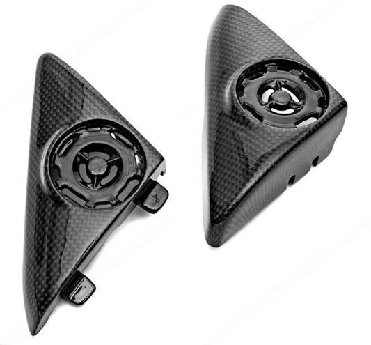 Fabspeed Carbon Fiber OEM Tweeter Covers - Ferrari 360 (FS-CF-FER-360TC)