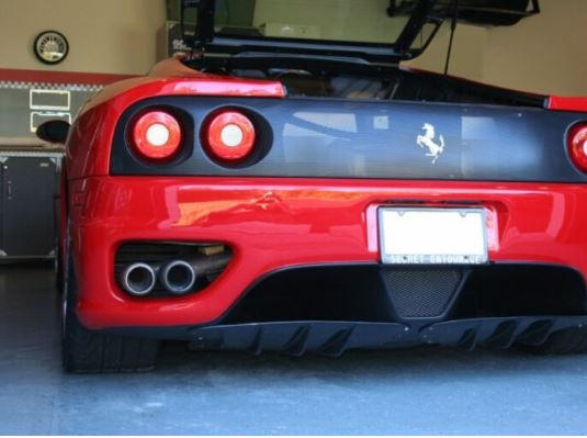 Fabspeed Carbon Fiber Rear Diffuser Standard - Ferrari 360 (FS-CF-FER-360SRD)