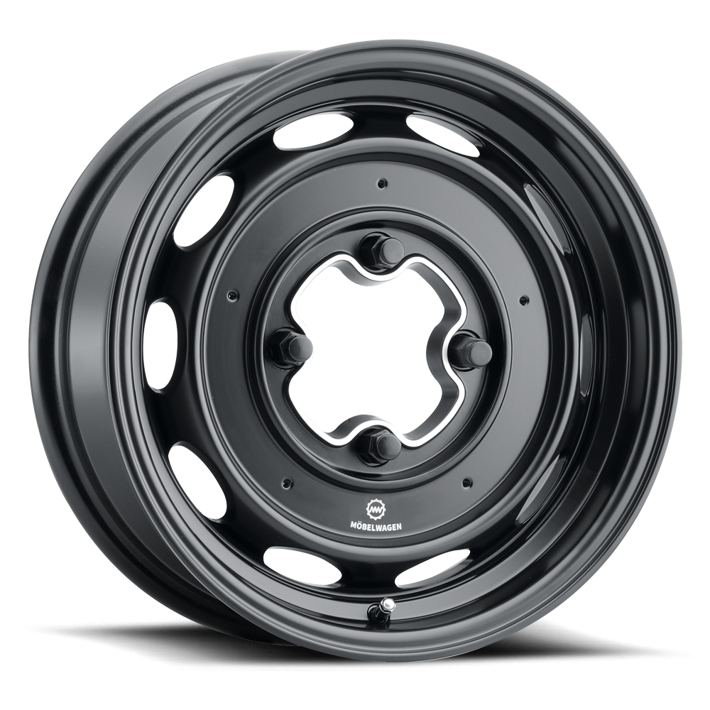 Mobelwagen Wheel (MW-430B-Interceptor) Satin Black Finish