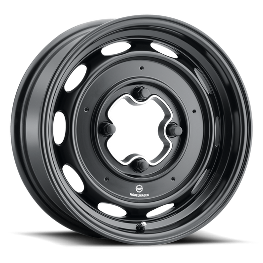 Mobelwagen Wheel (MW-430B-Interceptor) Satin Black Finish