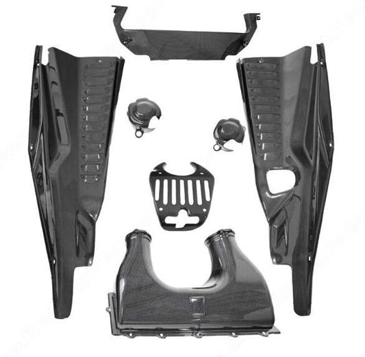 Fabspeed Engine Bay Set 7-Piece - Ferrari 458 Italia Coupe (FS-CF-FER-458EBC7)