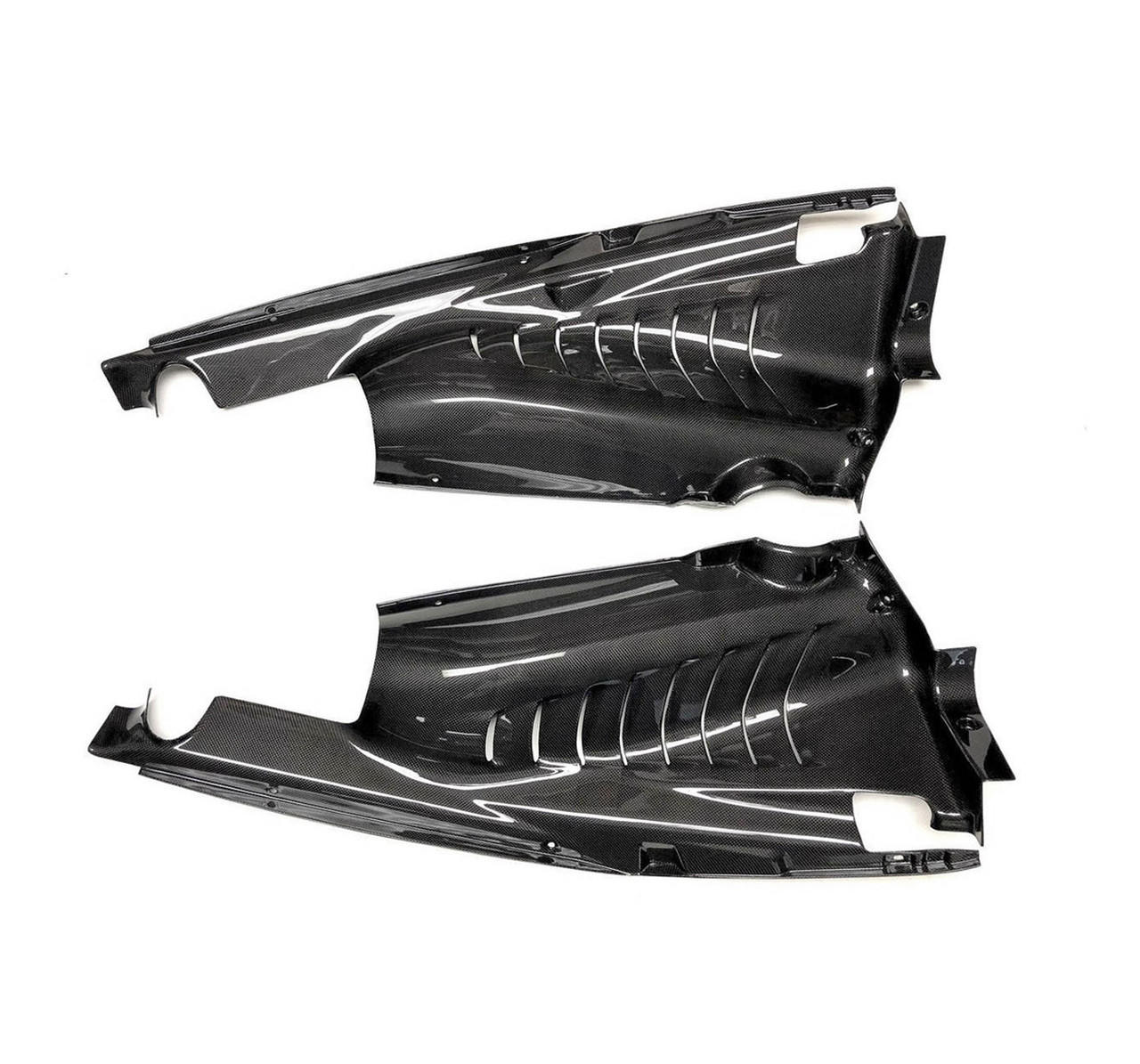 Fabspeed Carbon Fiber Coupe Engine Bay Panels - Ferrari 488 Pista (FS-CF-FER-PIEBP2)