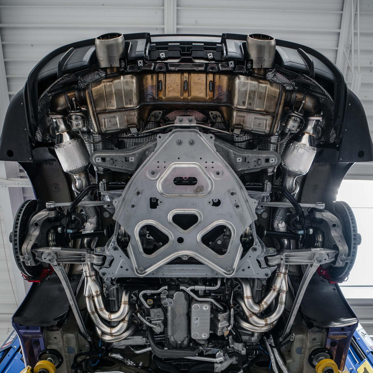 Fabspeed Porsche 718 GT4 RS RENNKRAFT?? Long Tube Header System 2022 Onwards (FS.POR.718GT4RS.HDR.XX)