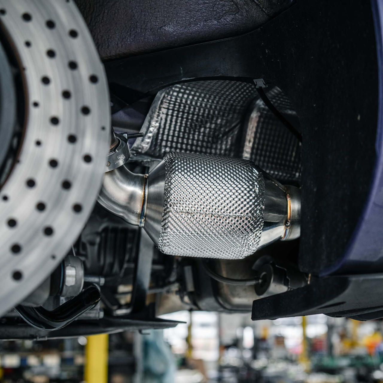 Fabspeed Porsche 718 GT4 RS RENNKRAFT?? Long Tube Header System 2022 Onwards (FS.POR.718GT4RS.HDR.XX)