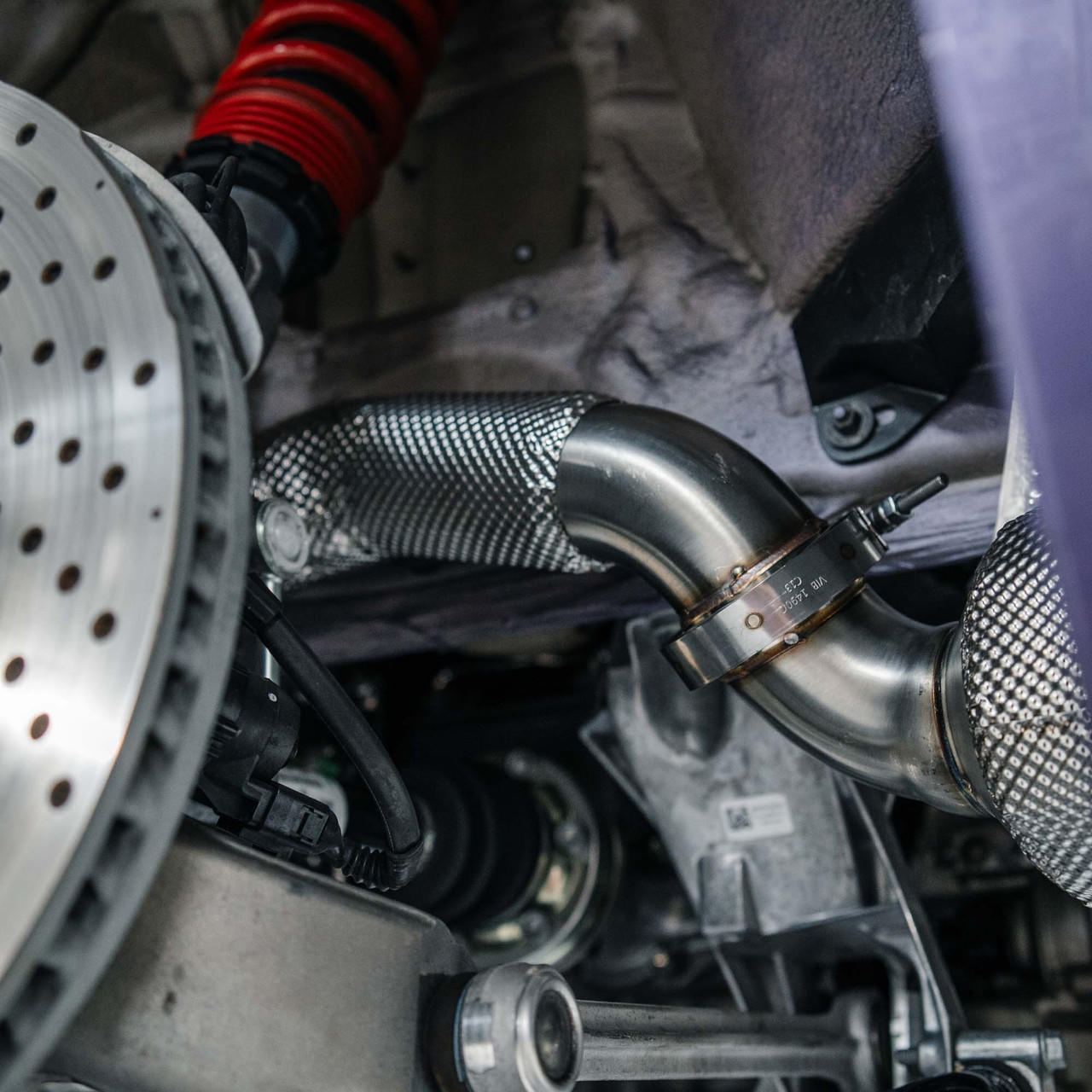 Fabspeed Porsche 718 GT4 RS RENNKRAFT?? Long Tube Header System 2022 Onwards (FS.POR.718GT4RS.HDR.XX)