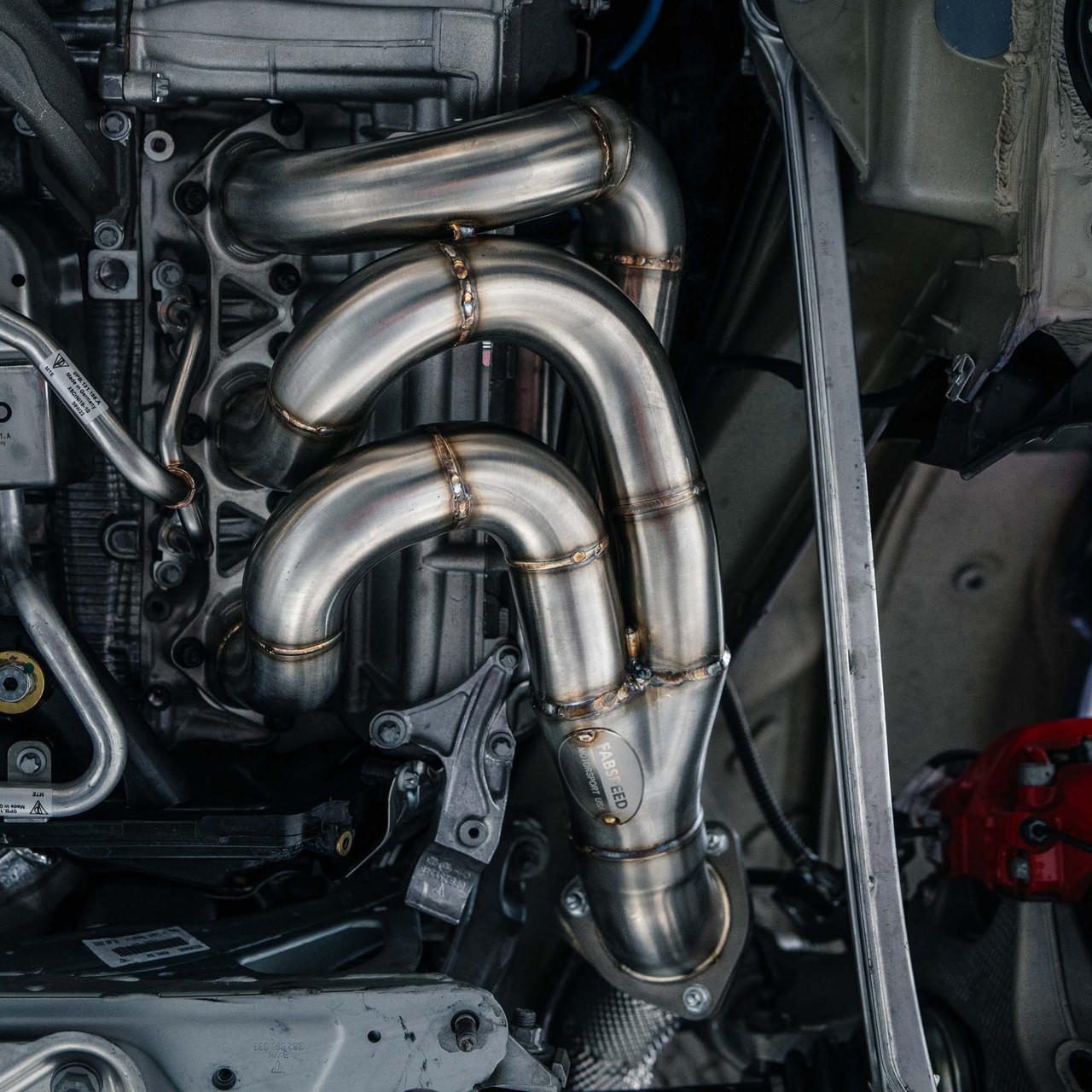 Fabspeed Porsche 718 GT4 RS RENNKRAFT?? Long Tube Header System 2022 Onwards (FS.POR.718GT4RS.HDR.XX)