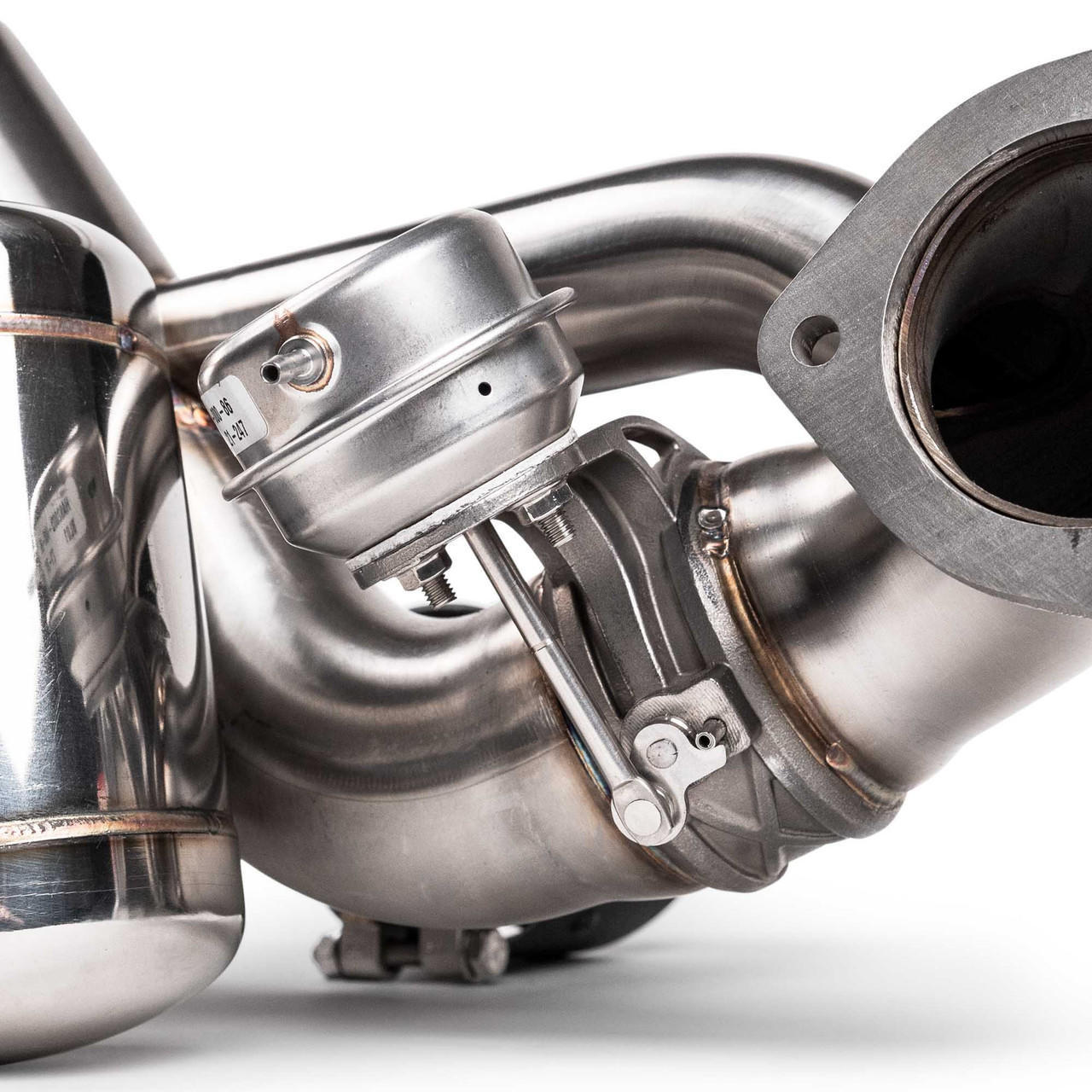 Fabspeed Porsche 718 GT4 RS Titanium Valvetronic X-Pipe Cat-Back Exhaust System 2022 Onwards (FS.POR.718GT4RS.VLVX.TI)