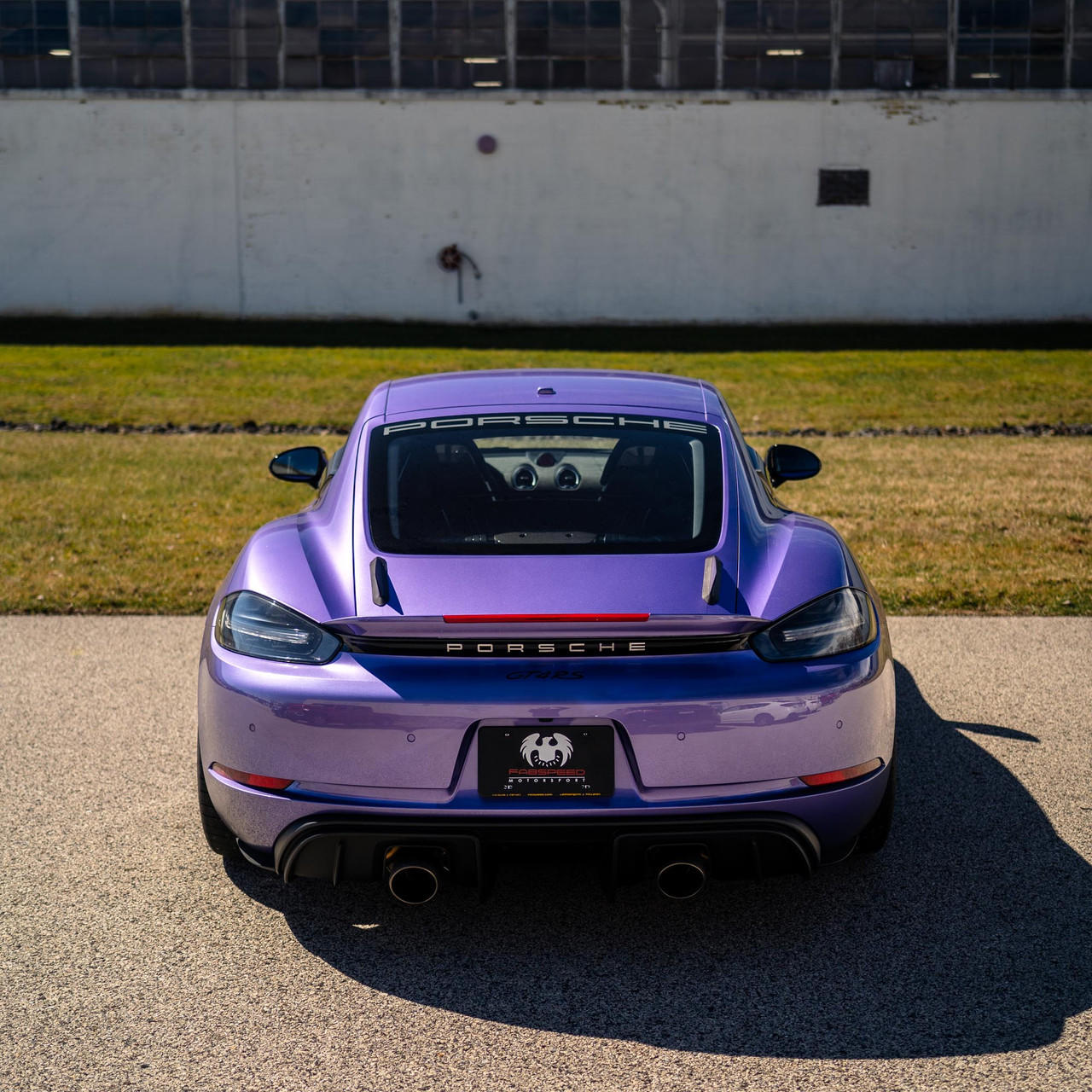 Fabspeed Porsche 718 GT4 RS Wing Delete Kit 2022 Onwards (FS.POR.718GT4RS.XX)