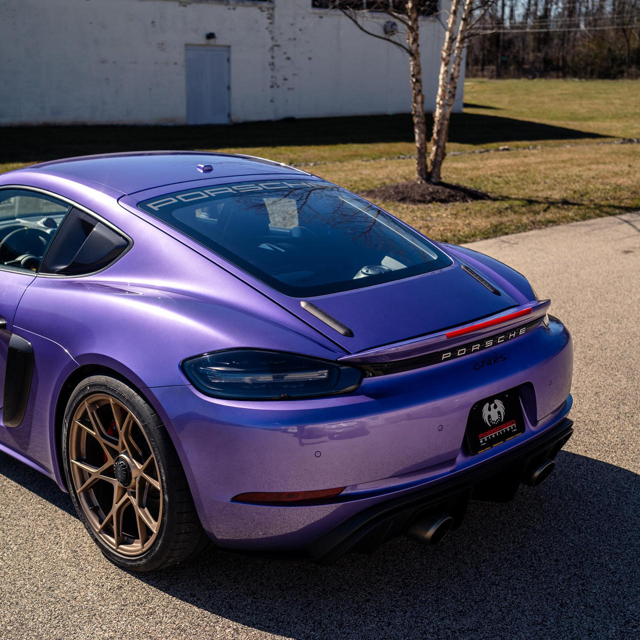 Fabspeed Porsche 718 GT4 RS Wing Delete Kit 2022 Onwards (FS.POR.718GT4RS.XX)
