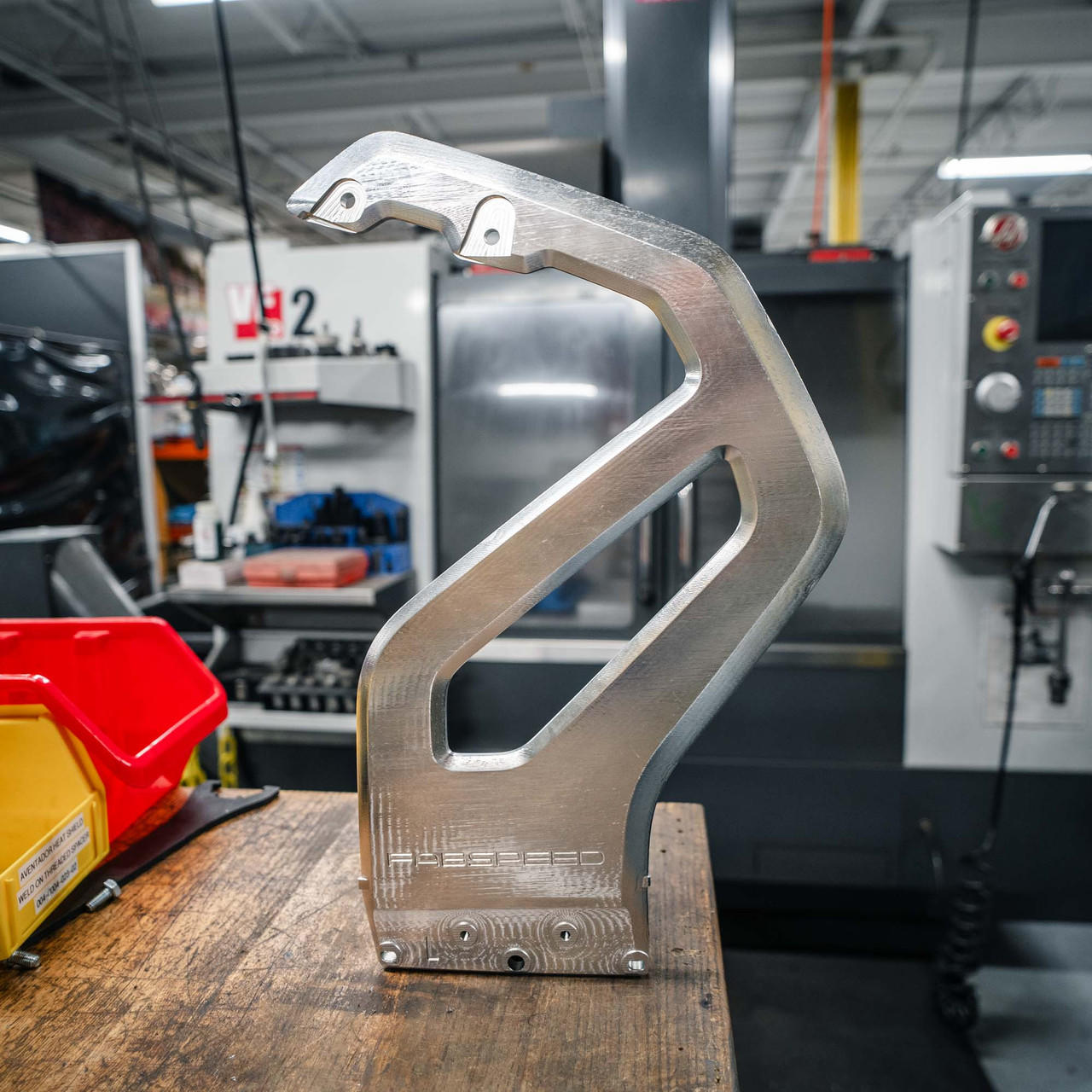 Fabspeed Porsche 718 GT4 RS CUP Car Style Wing Risers 2022 Onwards (FS.POR.718GT4RS.WR)