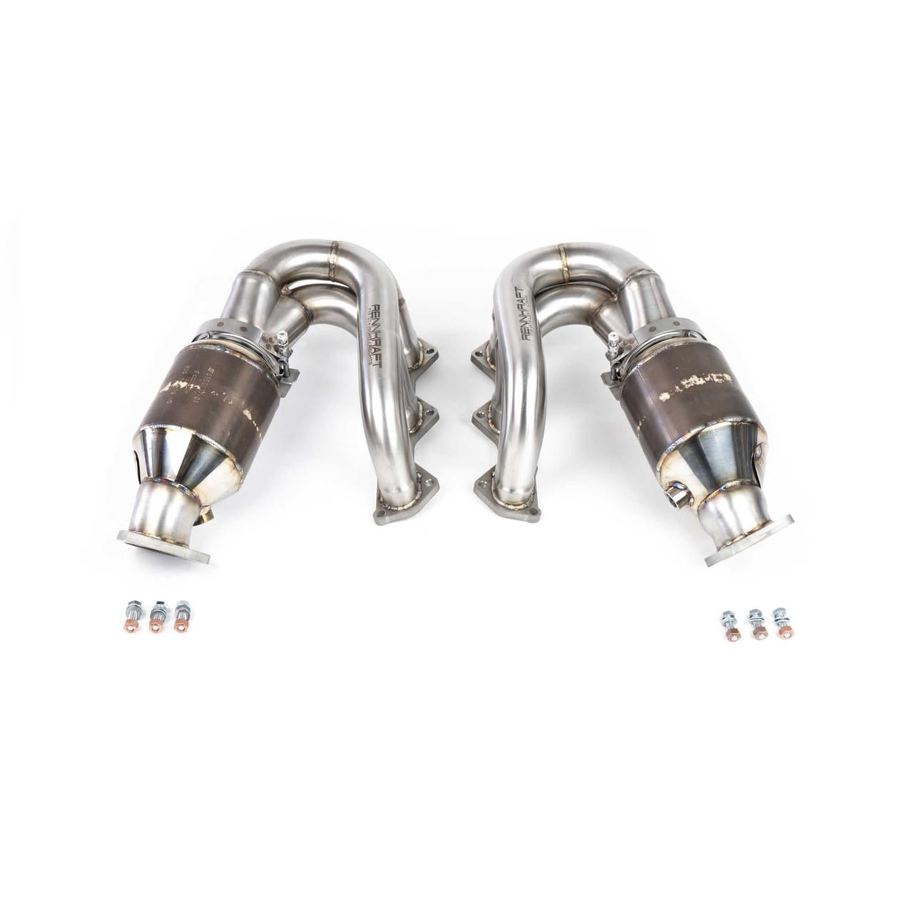 Fabspeed Porsche 718 GT4 / GTS / Spyder RENNKRAFT?? Modular Street and Racing Headers with HJS Catalytic Converters 2020 Onwards (FS.POR.718GT4.MDLRHDR.XXX)