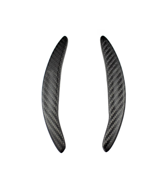 Fabspeed Carbon Fiber Matte Finish GT Style Extended Shifter Paddles - McLaren 570S/540C (FS-CF-MCL-GTPSM-570s)