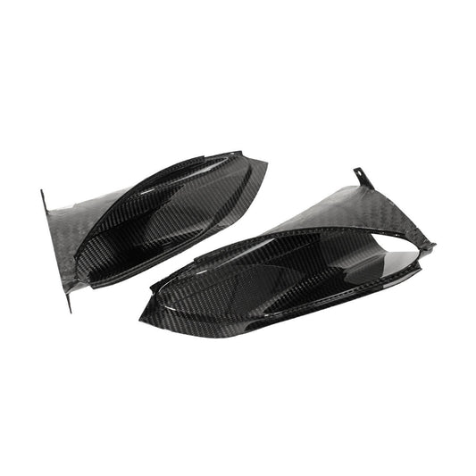 Fabspeed Carbon Fiber Rear Forward Quarter Panel Brake Duct Intakes - McLaren 720S (FS-CF-MCL-720AIV)