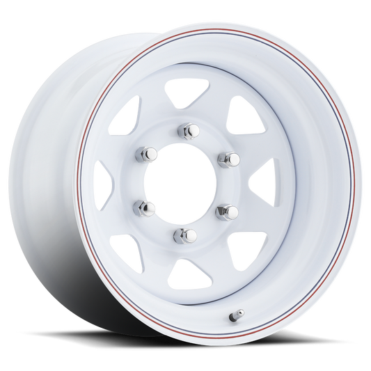 Allied Wheel (80-8 White Spoke) White Finish