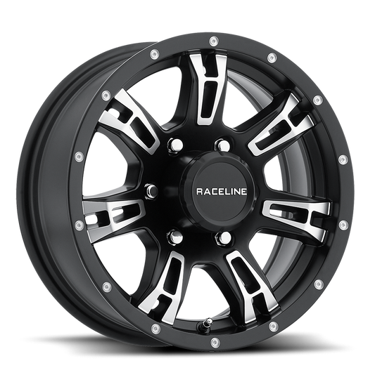 Raceline Wheel (840-Arsenal) Satin Black Machined Finish
