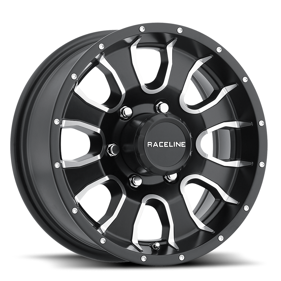 Raceline Wheel (860M-Mamba) Black Machined Finish