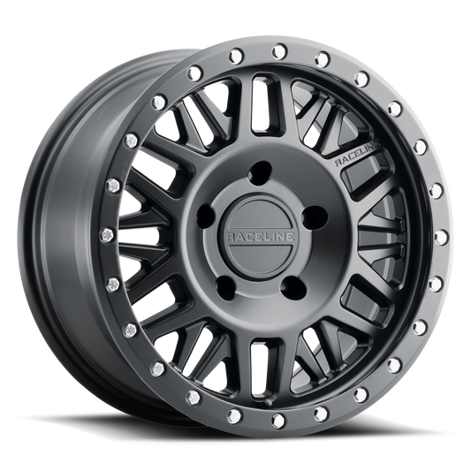Raceline Wheel (951B-Ryno) Satin Black Finish