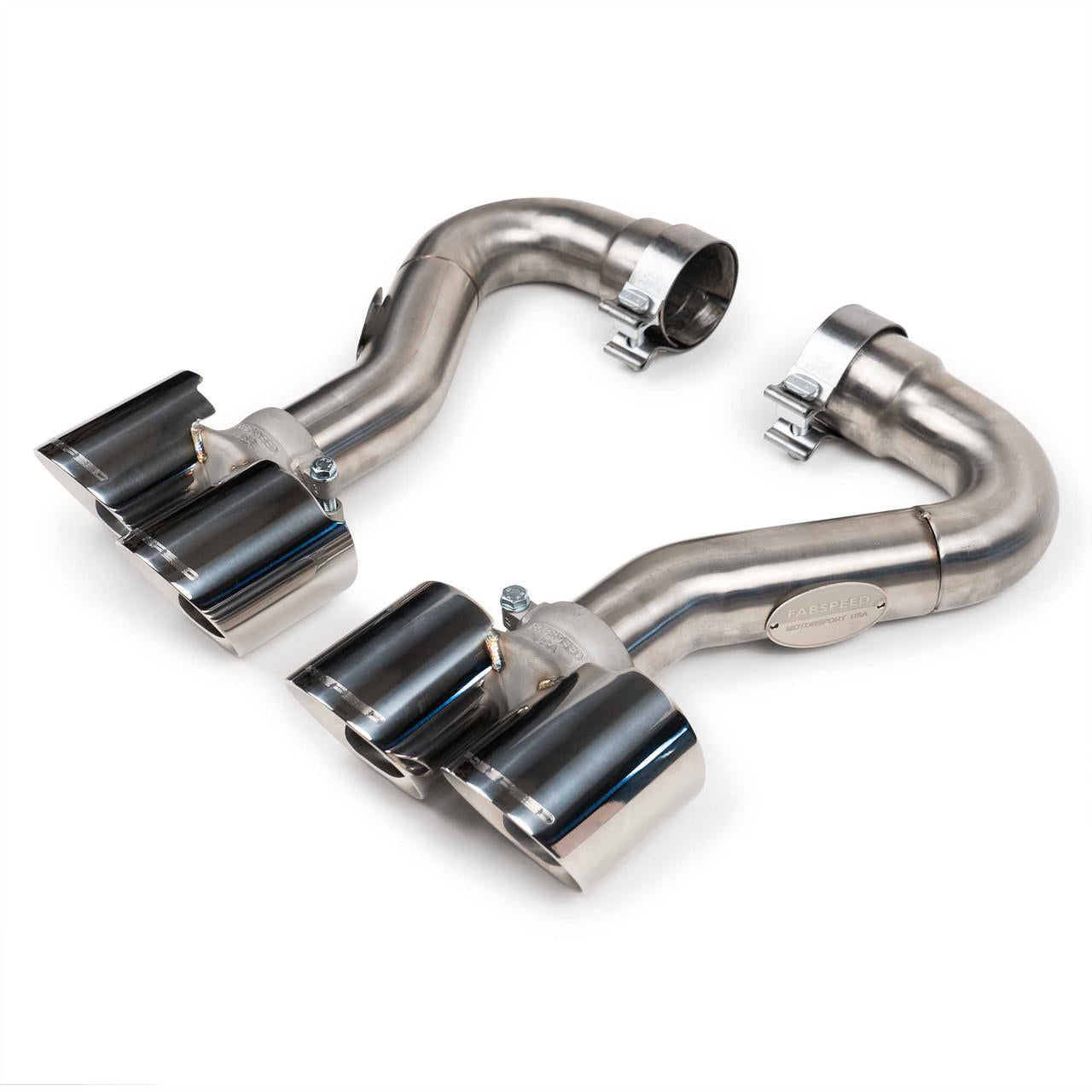 Fabspeed Porsche 955 S Deluxe Quad Style Tips 2002-2007 (FS.POR.955V8.QDTX)