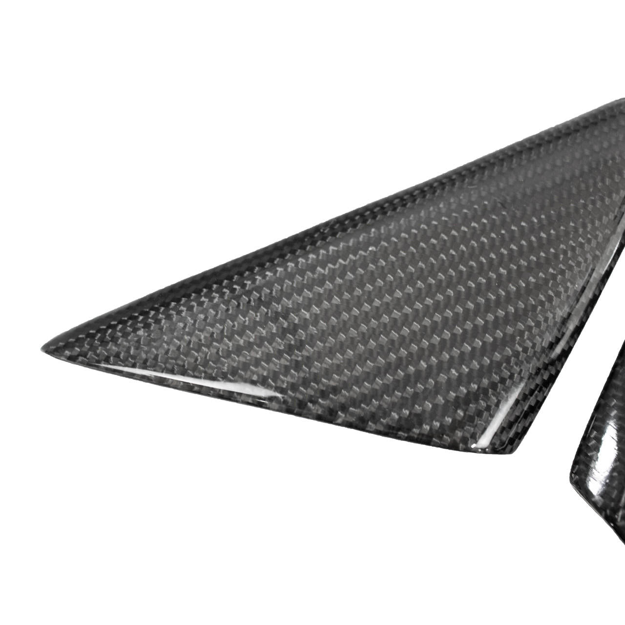 Fabspeed Carbon Fiber Outer Mirror Triangle Trim - Porsche 991.1 and the 991.2 (FS-CF-POR-DWG)