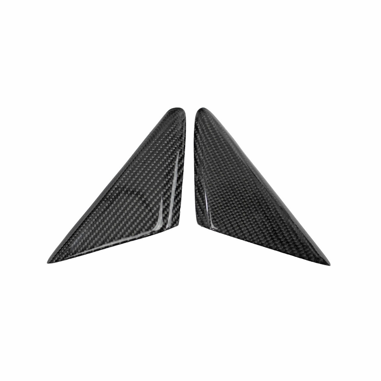 Fabspeed Carbon Fiber Outer Mirror Triangle Trim - Porsche 991.1 and the 991.2 (FS-CF-POR-DWG)