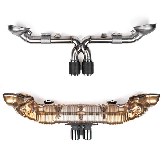 Fabspeed Porsche 992 GT3 / GT3 RS Supercup Cat-Back Exhaust System NON Valved 2022 Onwards (FS.POR.992GT3.SSXXX)