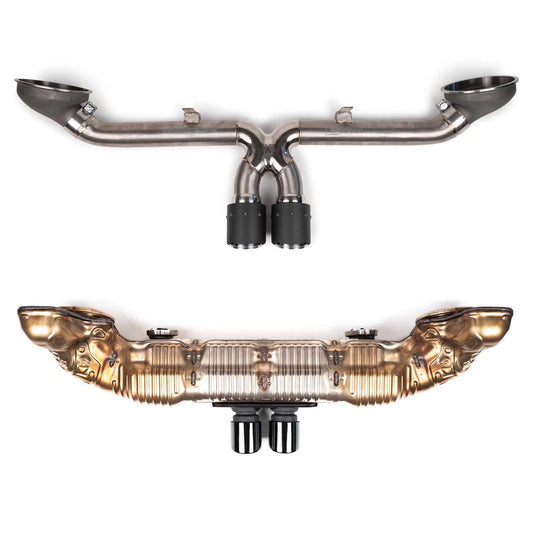 Fabspeed Porsche 992 GT3 / GT3 RS TITANIUM Supercup Cat-Back Exhaust System Non valved 2022 Onwards (FS.POR.992GT3.TISSXX)
