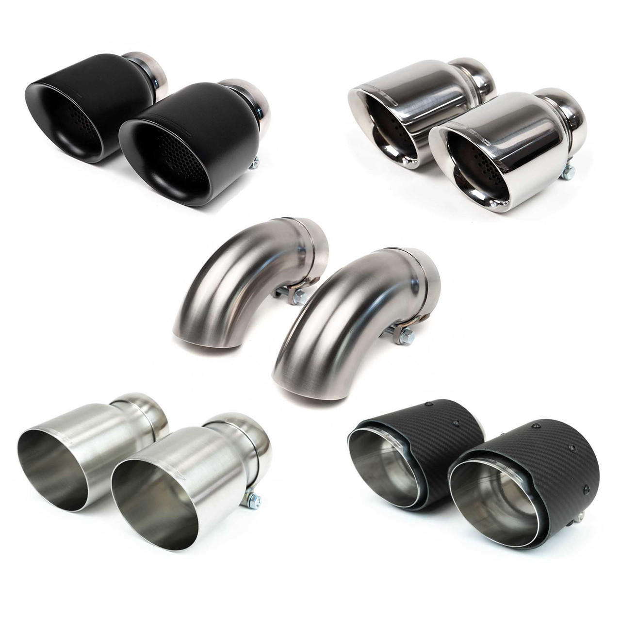 Fabspeed Porsche 718 GT4 RS Titanium Valvetronic X-Pipe Cat-Back Exhaust System 2022 Onwards (FS.POR.718GT4RS.VLVX.TI)