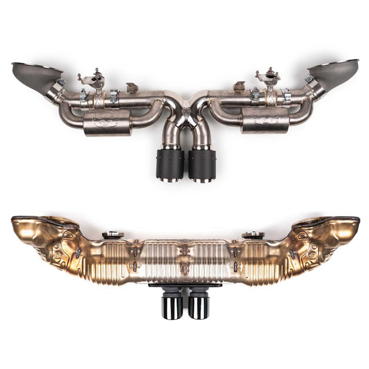 Fabspeed Porsche 992 GT3 / GT3 RS Titanium Valved Cat-Back Exhaust System 2022 Onwards (FS.POR.992GT3.TISSXXX)
