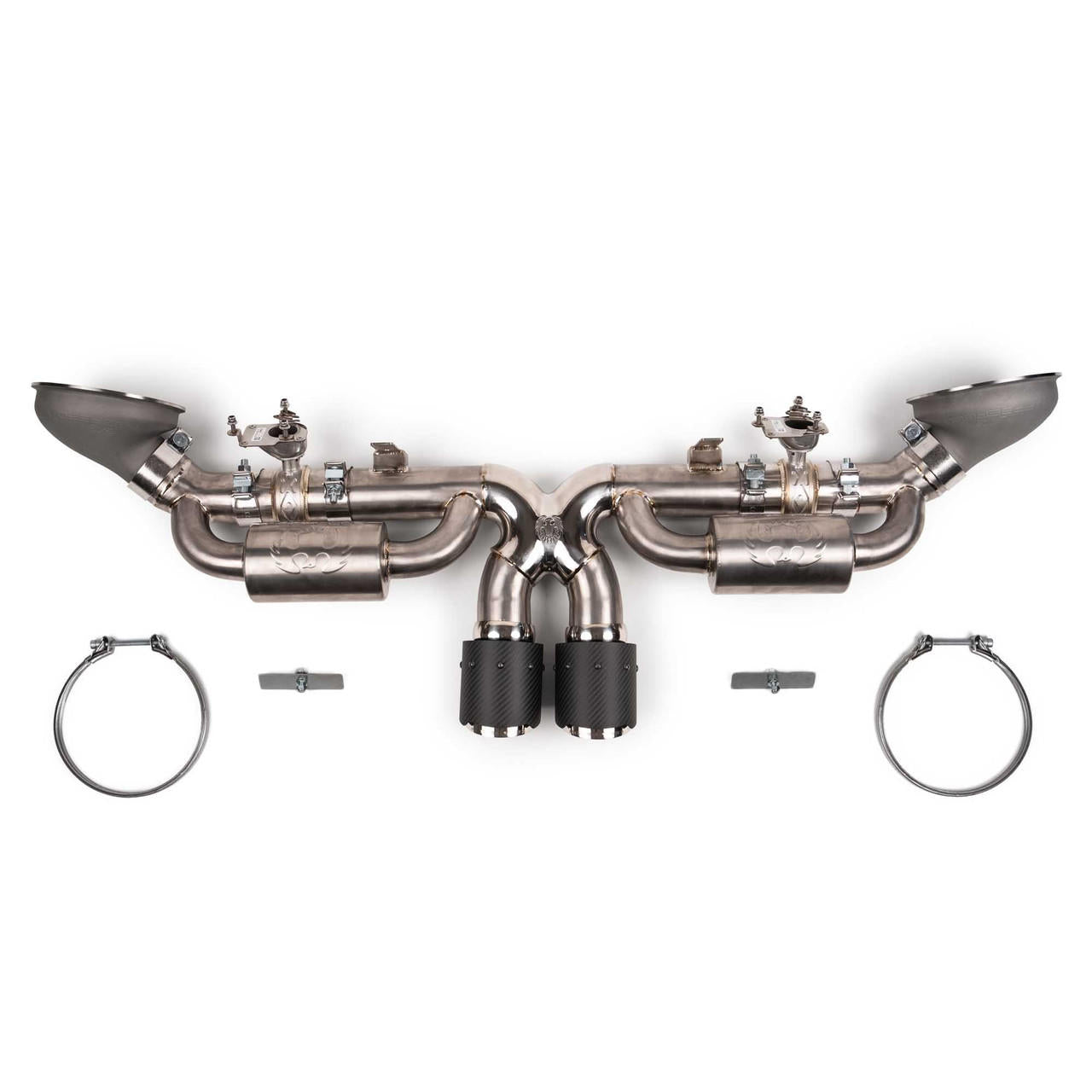 Fabspeed Porsche 992 GT3 / GT3 RS Titanium Valved Cat-Back Exhaust System 2022 Onwards (FS.POR.992GT3.TISSXXX)