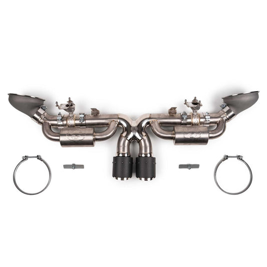 Fabspeed Porsche 992 GT3 / GT3 RS Titanium Valved Cat-Back Exhaust System 2022 Onwards (FS.POR.992GT3.TISSXXX)