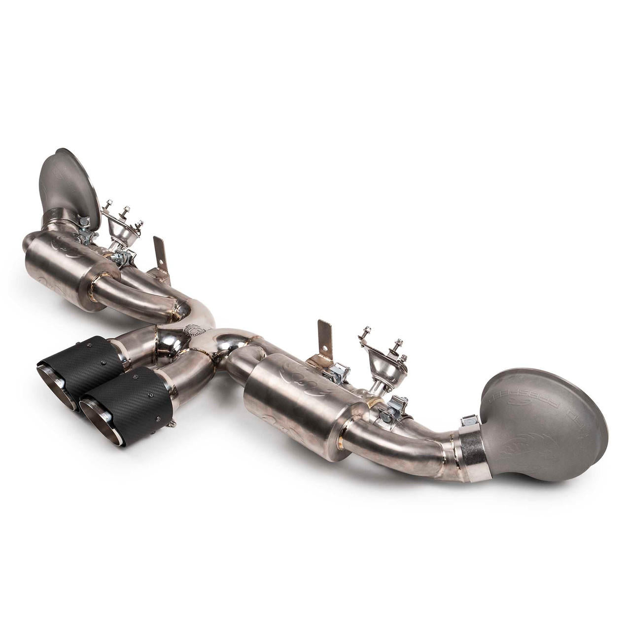 Fabspeed Porsche 992 GT3 / GT3 RS Titanium Valved Cat-Back Exhaust System 2022 Onwards (FS.POR.992GT3.TISSXXX)