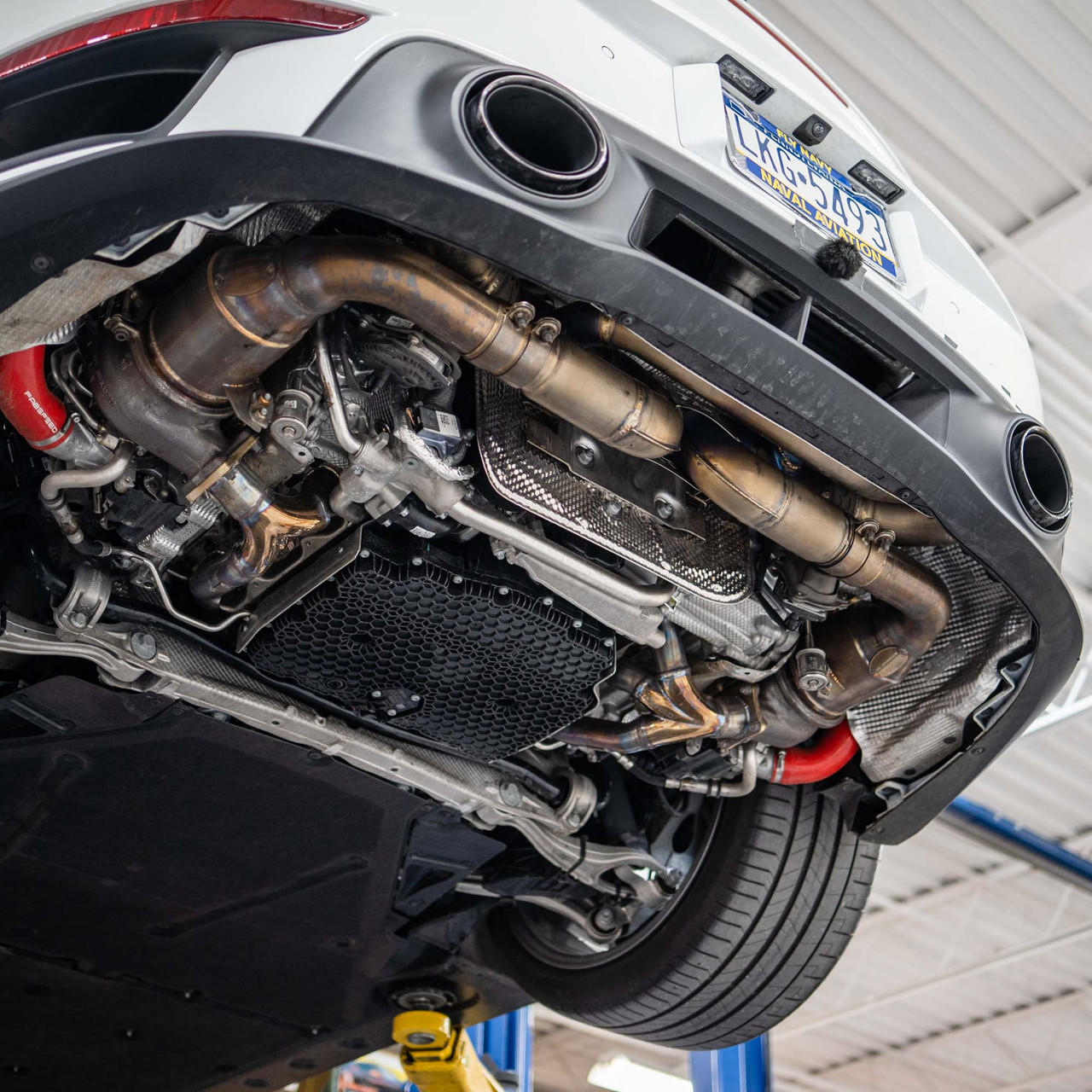 Fabspeed Porsche 992 Twin Turbo / Twin Turbo S Helical Valvetronic Titanium Exhaust System 2021 Onwards (EXS6030-001-01)