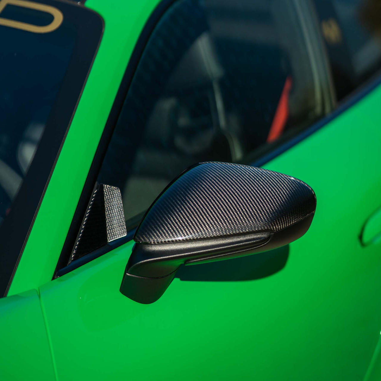 Fabspeed Porsche 992 Carrera / Turbo / GT3 Carbon Fiber Mirror Covers 2019 Onwards (FS-CF-POR-992MC)