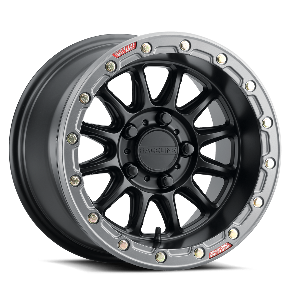 Raceline Wheel (A14BG-Alpha) Satin Black / Gunmetal  Finish