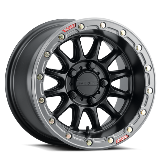 Raceline Wheel (A14BG-Alpha) Satin Black / Gunmetal  Finish