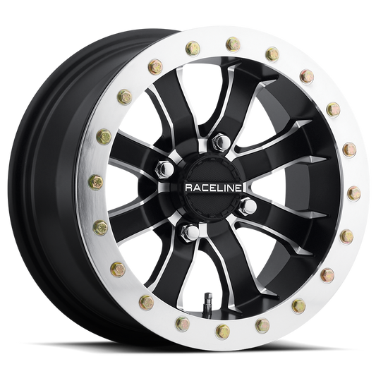 Raceline Wheel (A71-Mamba) Satin Black Machined Finish