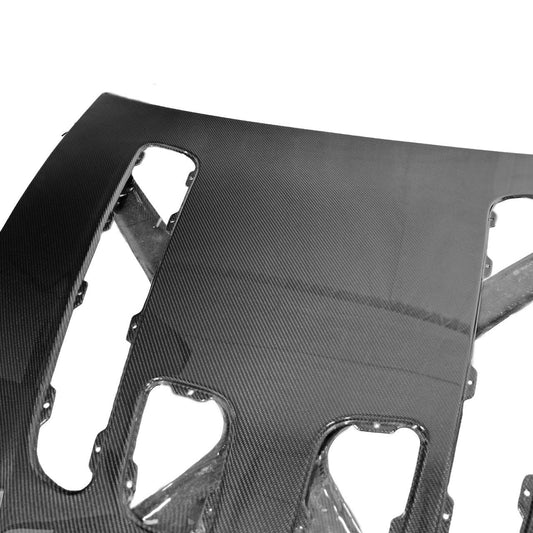 Fabspeed Carbon Fiber OEM Style Vented Hood - Aston Martin DBS Vanquish Vantage V12 Vantage V8 (FS-CF-AM-OSVH)