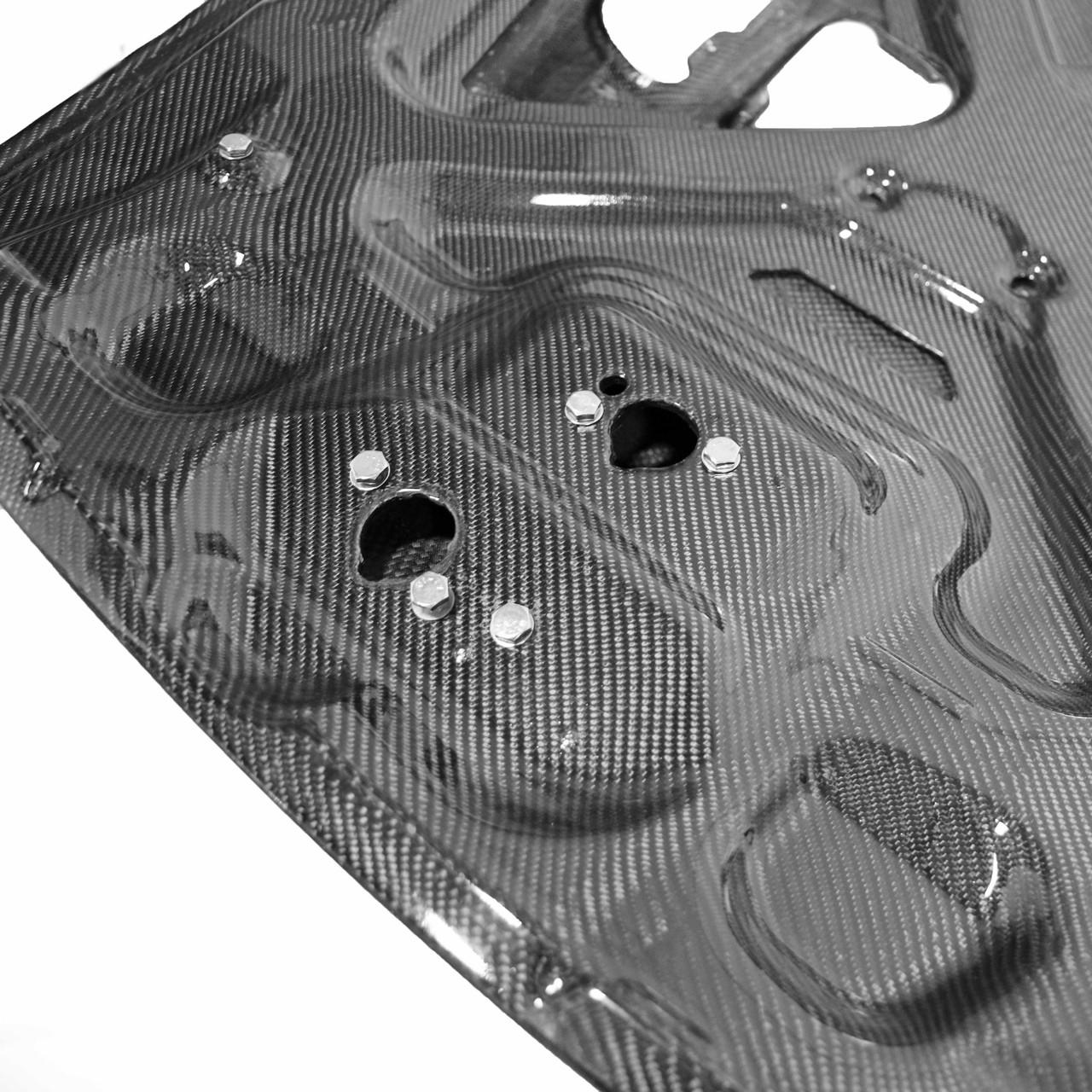Fabspeed Carbon Fiber OEM Style Vented Hood - Aston Martin DBS Vanquish Vantage V12 Vantage V8 (FS-CF-AM-OSVH)