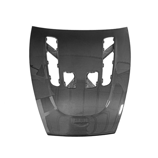Fabspeed Carbon Fiber OEM Style Vented Hood - Aston Martin DBS Vanquish Vantage V12 Vantage V8 (FS-CF-AM-OSVH)