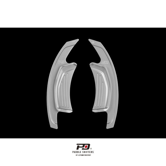 Leyo Audi S Tronic Billet Paddle Shift Extension V3 (Silver)